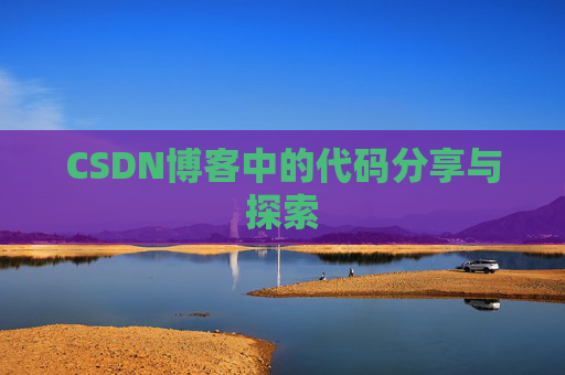 CSDN博客中的代码分享与探索